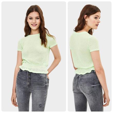 Dámske háčkované letné tričko bershka (s), bershka,s