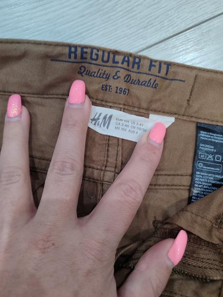 Nohavice h&m, h&m,104