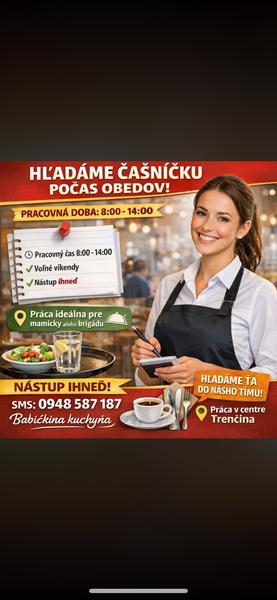 Hľadáte brigádu na materskej v gastro sektore?