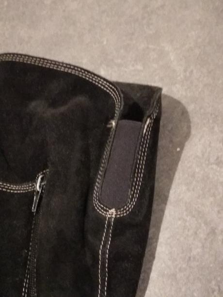 Čižmy z brúsenej kože, 36