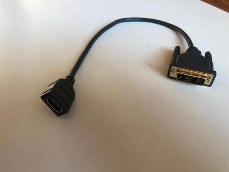 Kábel  dvi - hdmi prepojovací, tienený, 