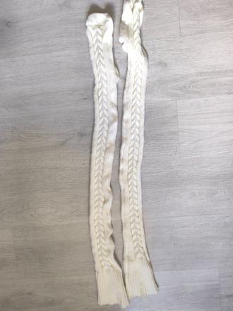 Pletené vysoké ponožky, 