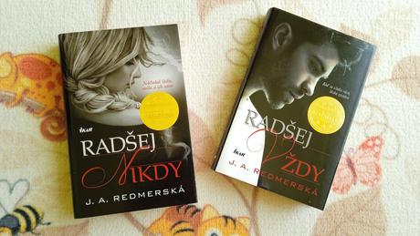 Knihy j.a.redmerská - radšej nikdy, radšej vždy, 