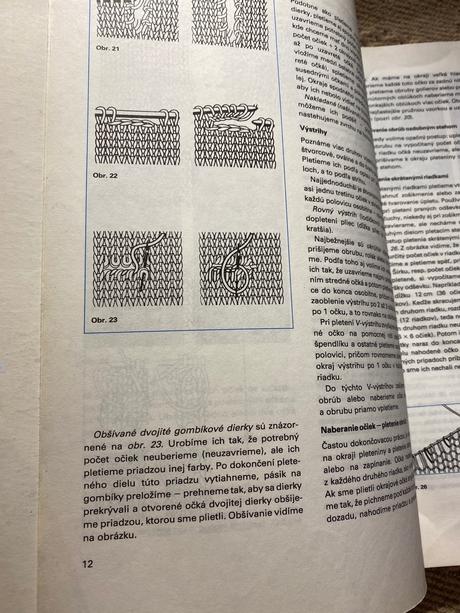 Stará retro kniha pletieme a háčkujeme m. šarnická,