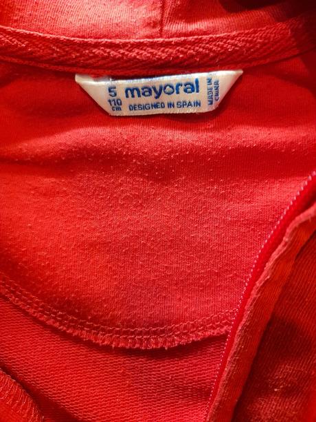 Tenšia mikinka s volánikom, mayoral,110