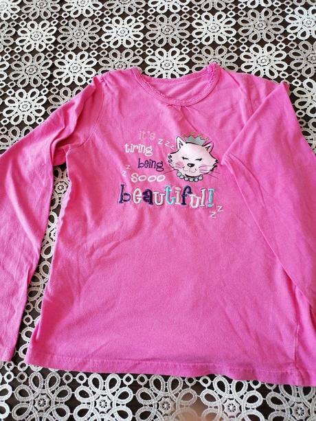 Dievčenské bavlnené tričko 134 (8-9), matalan,134