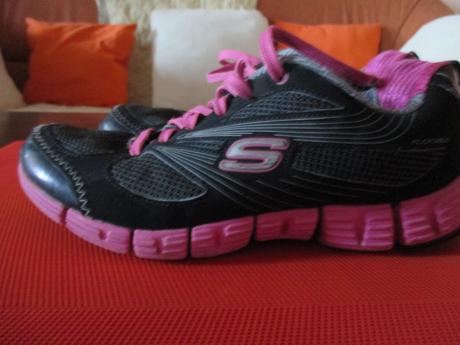 Tenisky skechers s, cierno-sedo-pink, c.37, converse,36