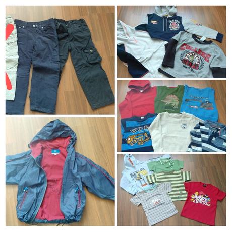 Balík oblečenia chlapec veľ.110, 104–116