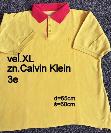 Pánska polokošeĺa veĺ.xl, zn. calvin klein, calvin klein,xl