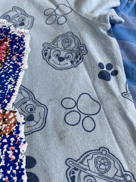 Detské trička paw- patrol krátky rukáv, 110
