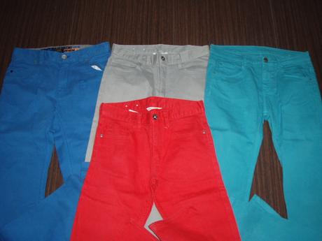 Chlapčenské rifle slim fit, h&m,170