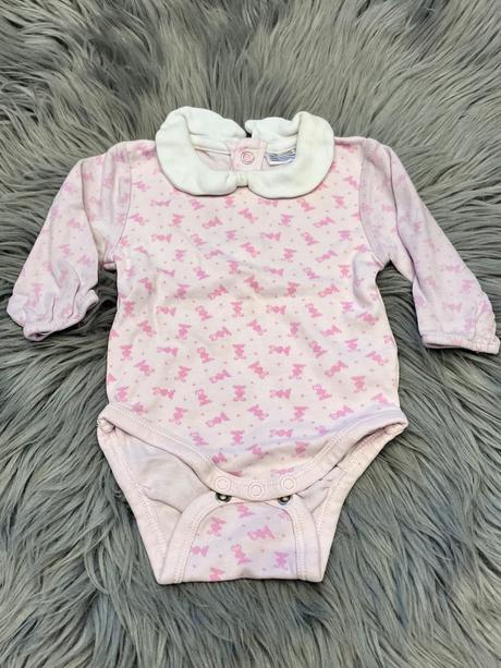 Dievčenské body s golierom a zajačikmi (62), ergee,62