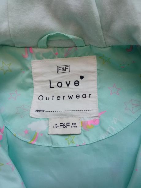 Tenká prechodná bunda jednorožec, f&f,134