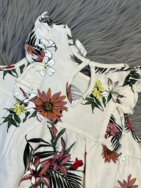 Dievčenské šaty vzorované h&m (74), h&m,74