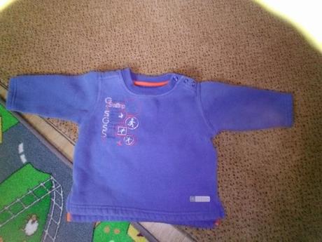 Teplučká mikina, decathlon,80