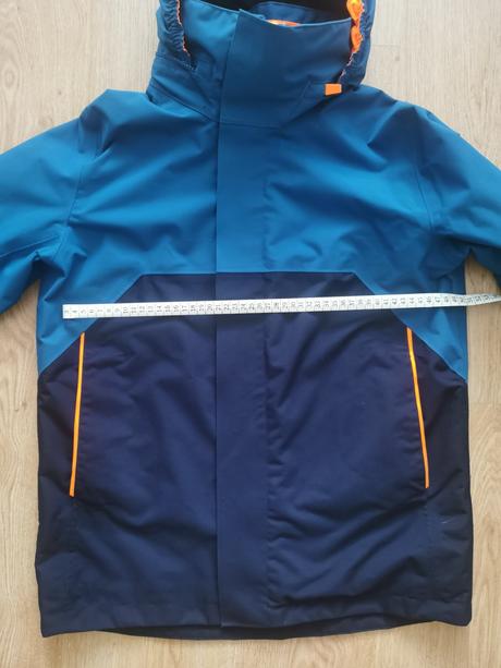 Detská nepremokavá vetruvzdorná bunda, tribord,164