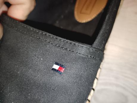 Espadrilky čierne veľ. 40, tommy hilfiger,40