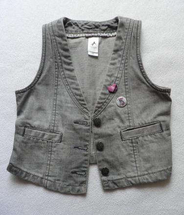 C&a pekná rifľová vestička, c&a,128