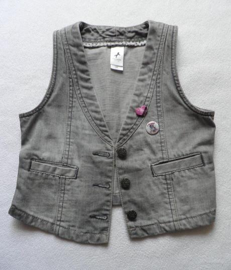 C&a pekná rifľová vestička, c&a,128