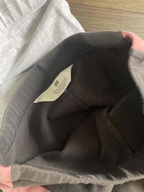 3ks vyteplené legíny h&m, h&m,140