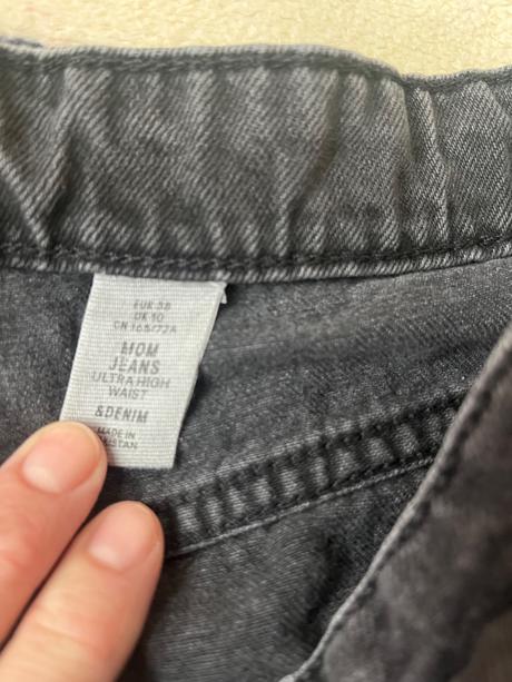 Mom rifle ultrahigh waist, h&m,38