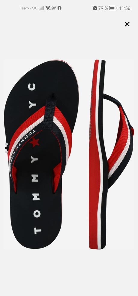 Žabky tommy hilfiger, tommy hilfiger,39