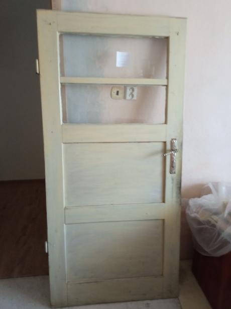 Retro drevené dvere, 