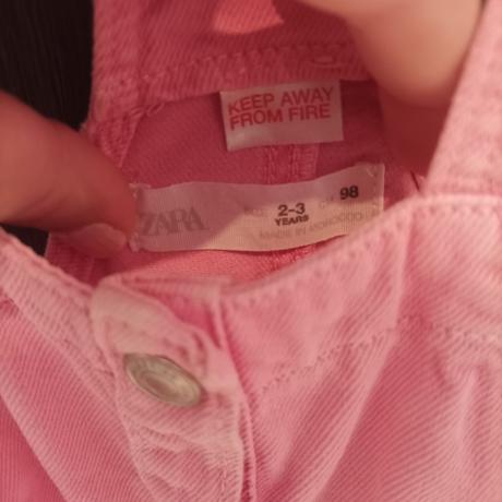 Rifľové šaty zara, zara,98