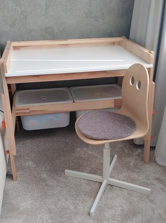 Detský písací stôl ikea flisat, 