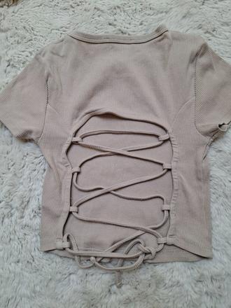 Tričko s výrezom na chrbte, new yorker,xs