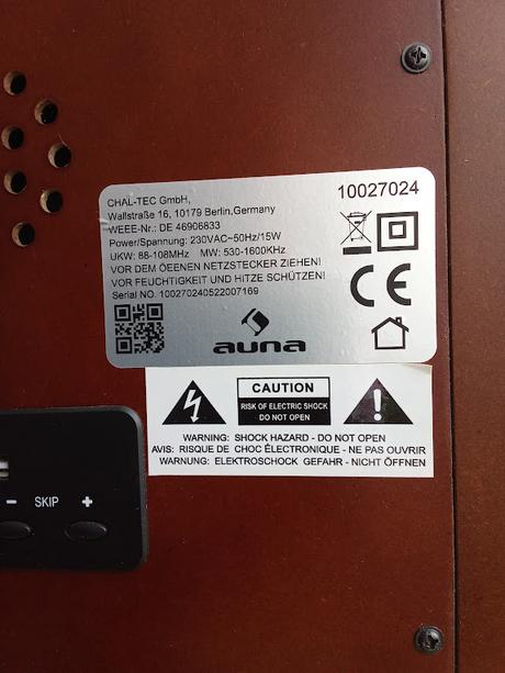 Retro rádio auna 1901, 