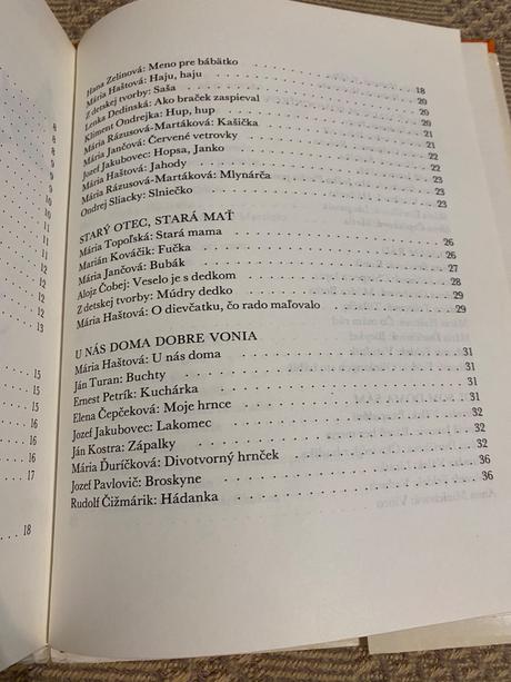 Vintage zbierka básničiek a rozprávok zlatý strom, 