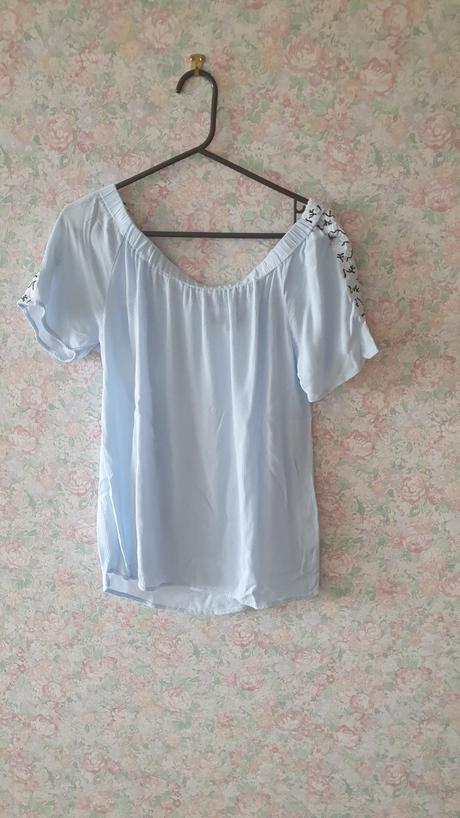 Modrá blúzka s krátkymi rukavmi, gate,m