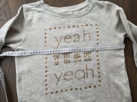 Mikina s nápisom, h&m,146