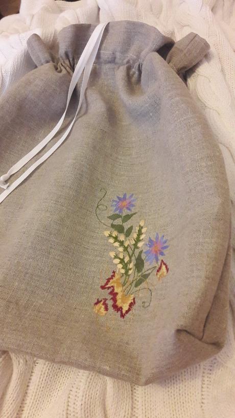 Vrecúško na pečivo ľanové, 