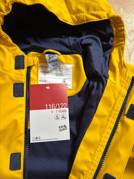 Bunda do dažďa kiki&koko veľ. 116/122, kiki&koko,116