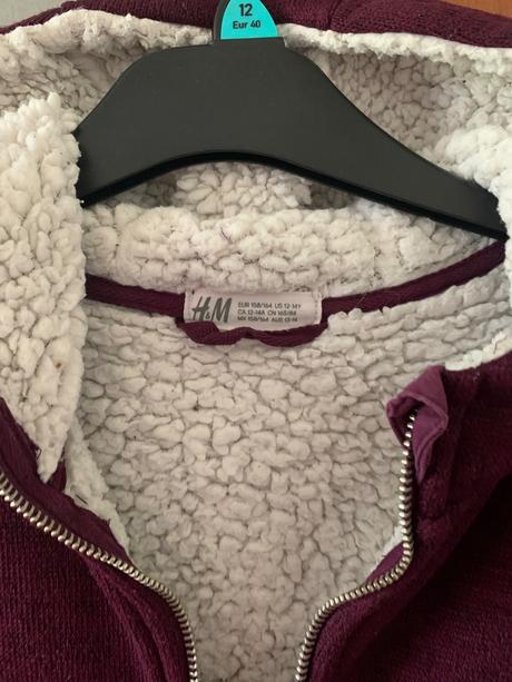 Zateplená mikina h&m, h&m,158