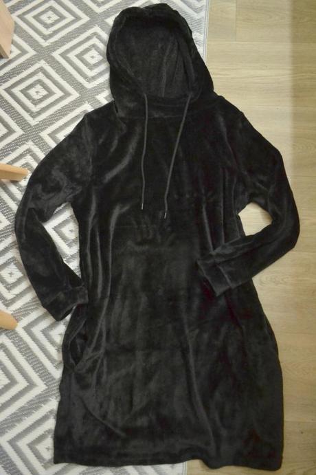 Oversize midi mikino kabát s vačkami, m