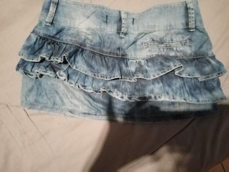 Dámske mini sukňa riflova, 26