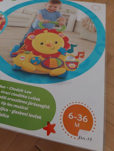 Chodítko fischer price levík, 