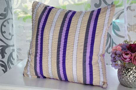 Fialová obliečka na vankúš-40x40cm,