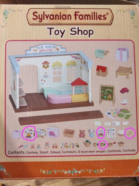Sylvanian toy shop, 
