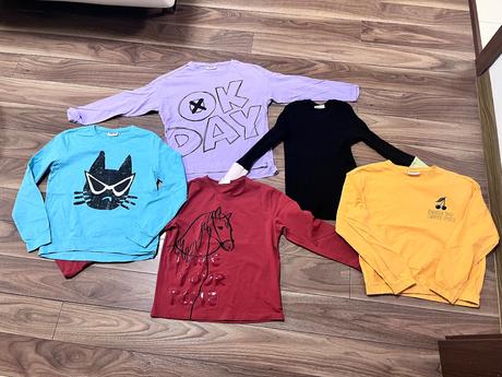 Predám tričká s dlhým rukávom, coccodrillo,146