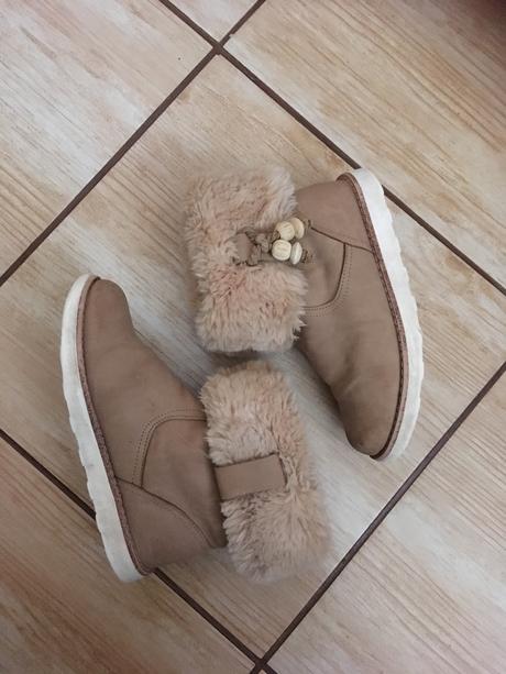 Zara futrované čizmičky, zara,30