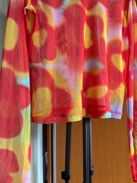 Kvetovaný sieťovaný top, sinsay,m