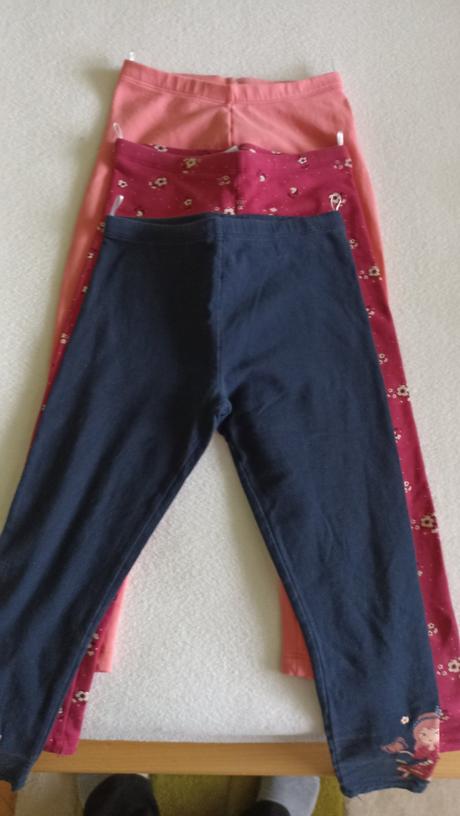 3x mierne zateplené legíny c&a veľ. 128, c&a,128