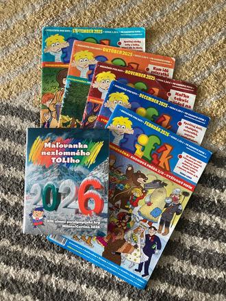 Časopis fifík 5ks plus maľovanka z fifíka 2025/26, 