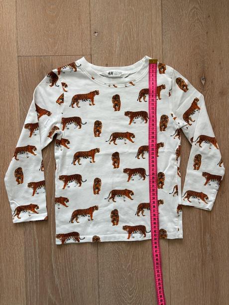 Tričko h&m veľ. 110/116 - tiger (safari), h&m,110