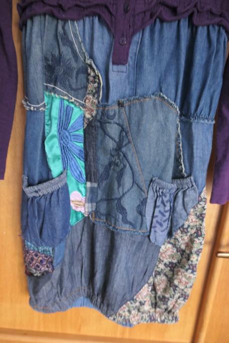 Desigual bavlnene riflove moderne saty m/l, desigual,m