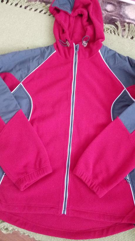 Červeno sivá mikina, exiray,l